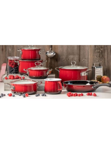 RIESS - Zestaw garnków 5cz. z patelnią Brombeer