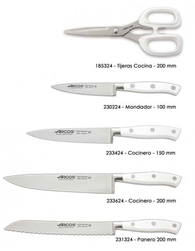 Zestaw 5cz. noży Riviera Blanc