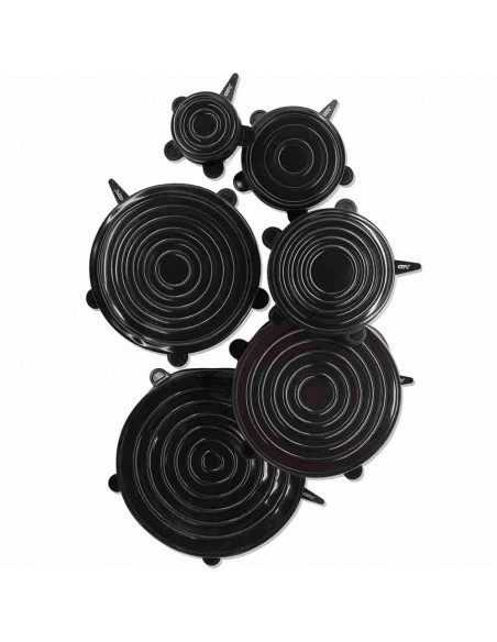 Zestaw 6 pokryw silikonowyc FLEXIFRESH