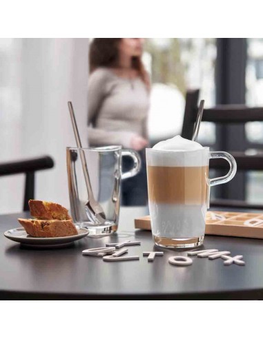 Zestaw 2cz. szklanek z łyżeczkami 365ml LOOP