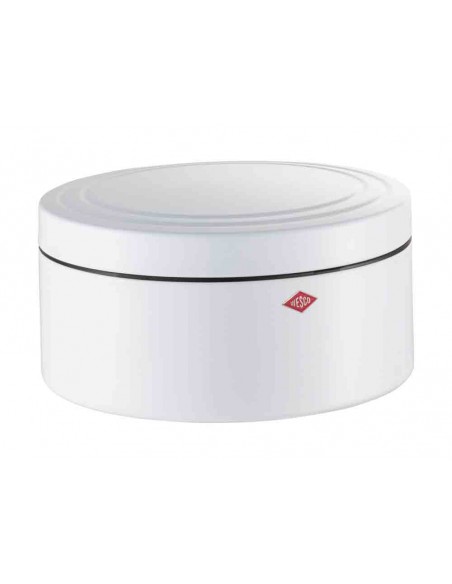 Pojemnik na pieczywo okrągły biały mat Classic Line