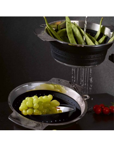 ROESLE - Durszlak czarny  24cm