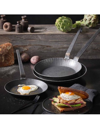 ROESLE - Patelnia żelazna kuta głęboka 28cm