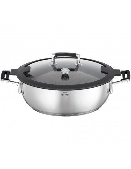 ROESLE - Brytfanna do gotowania na parze z pokrywą 28cm Silence PRO