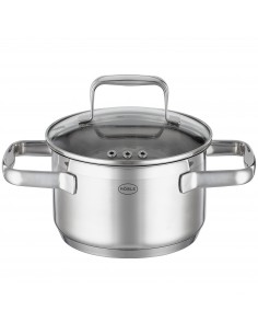 ROESLE - Garnek wysoki z pokrywą 16cm CHARM