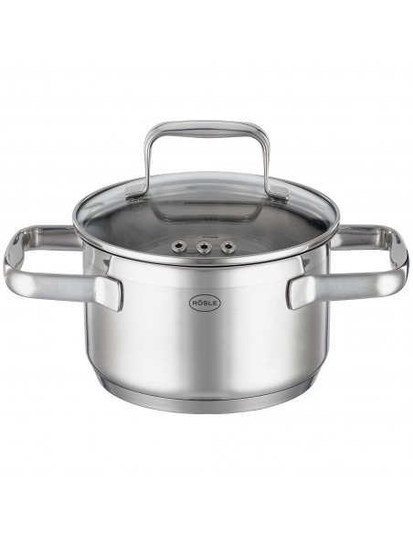 ROESLE - Garnek wysoki z pokrywą 16cm CHARM