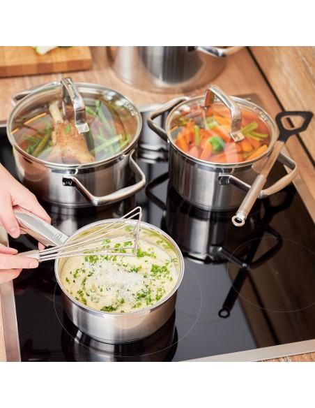 ROESLE - Garnek wysoki z pokrywą 16cm CHARM