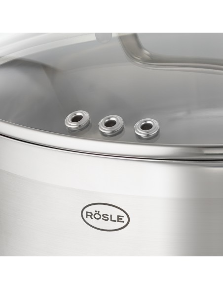 ROESLE - Garnek wysoki z pokrywą  20cm CHARM