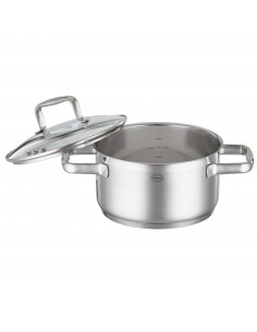 ROESLE - Garnek wysoki z pokrywą  20cm CHARM 2