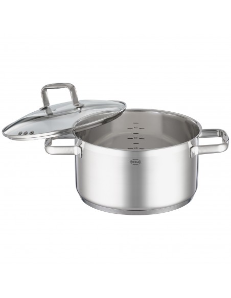 ROESLE - Garnek wysoki z pokrywą  24cm CHARM