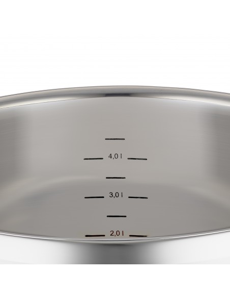 ROESLE - Garnek wysoki z pokrywą  24cm CHARM