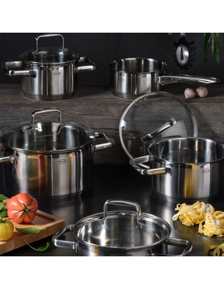 ROESLE - Garnek wysoki z pokrywą  24cm CHARM