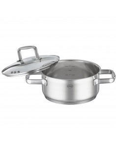 ROESLE - Garnek niski z pokrywą 20cm CHARM 2
