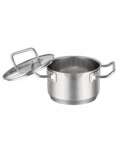ROESLE - Garnek wysoki z pokrywą  16cm EXPERTISO 2