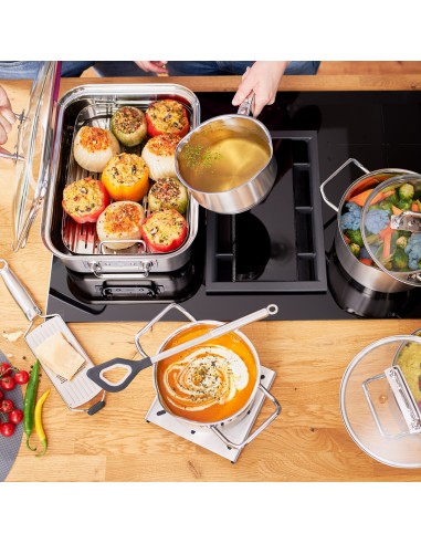 ROESLE - Garnek wysoki z pokrywą  16cm EXPERTISO