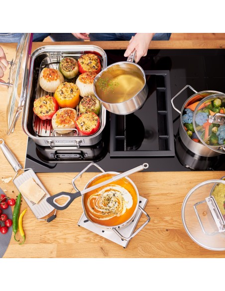 ROESLE - Garnek wysoki z pokrywą  16cm EXPERTISO