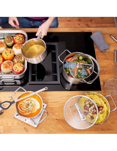 ROESLE - Garnek wysoki z pokrywą  20cm EXPERTISO