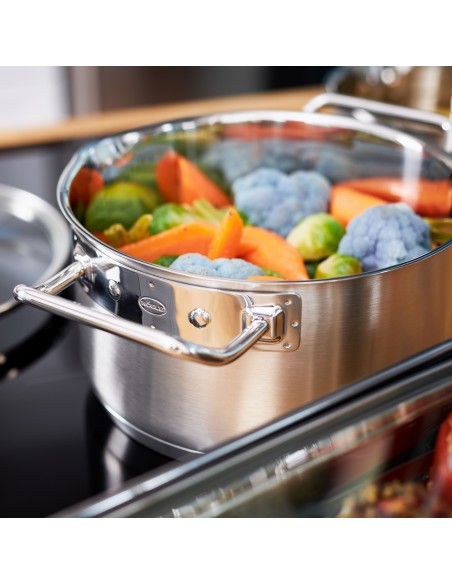 ROESLE - Garnek wysoki z pokrywą  24cm EXPERTISO