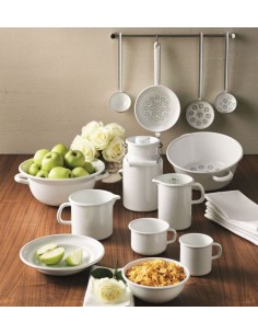 RIESS - Kanka do mleka ceramiczna wąska 2l Classic WEISS 2