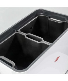 Kosz na śmieci chłodny szary MATT i.Master Double Wesco