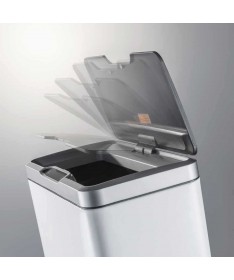 Kosz na śmieci chłodny szary MATT i.Master Double Wesco