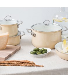 RIESS - Garnek wysoki 16cm 1,5l Cappuccino