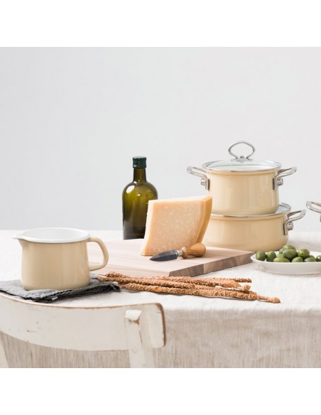 RIESS - Garnek wysoki 16cm 1,5l Cappuccino