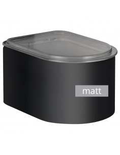 Pojemnik metalowy 1,0l LOFT czarny MATT Wesco