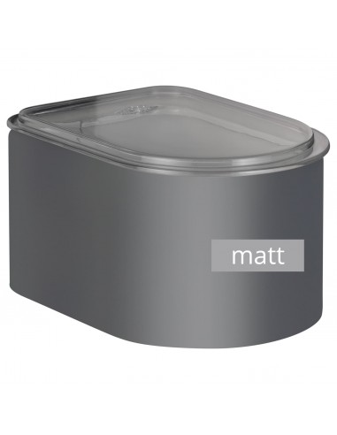 Pojemnik metalowy 1,0l LOFT grafitowy MATT Wesco