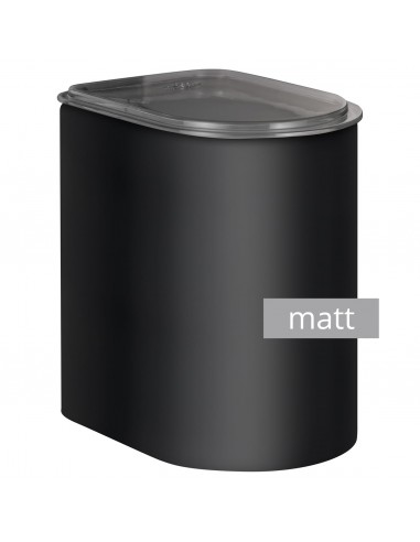 Pojemnik metalowy 2,2l LOFT czarny MATT Wesco
