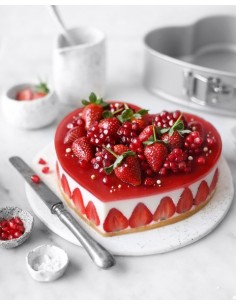 Patisse - Tortownica serce zapinana 20cm SILVER-TOP 2