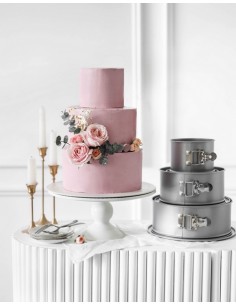 Patisse - Zestaw 3 wysokich form tortowych SILVER-TOP 2