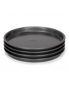 Patisse - Zestaw 4 płaskich foremek do ciasta 20cm PROFI