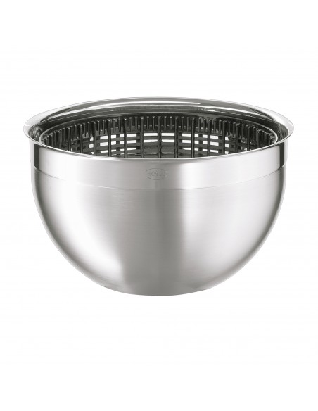 Suszarka wirówka do sałaty szklana pokrywą 24cm - Roesle