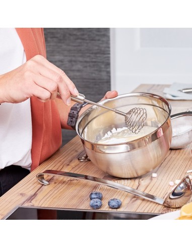 Zestaw mis stalowych z pokrywami 20,24cm - Roesle