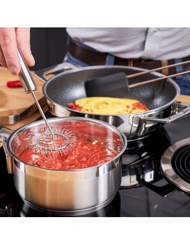 Łopatka szpatuła silikonowa biała 32cm - Roesle