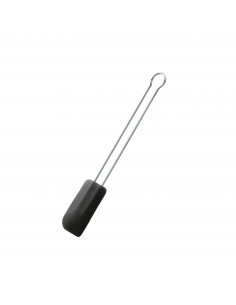 Łopatka szpatuła silikonowa czarna 20cm - Roesle