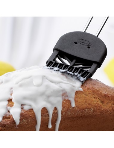 Pędzel silikonowy czarny 4,5cm - Roesle