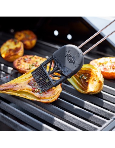 Pędzel silikonowy czarny 4,5cm - Roesle