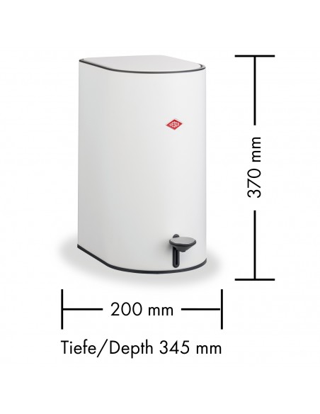 Kosz na śmieci STEP BOY 9l czarny matt -  WESCO