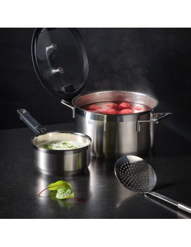 Łyżka cedzakowa płaska 12cm - Roesle