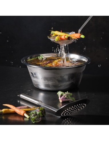 Łyżka cedzakowa płaska 12cm - Roesle