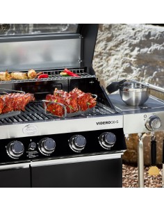Stojak do grillowania żeberek mięsa BBQ - Roesle 2
