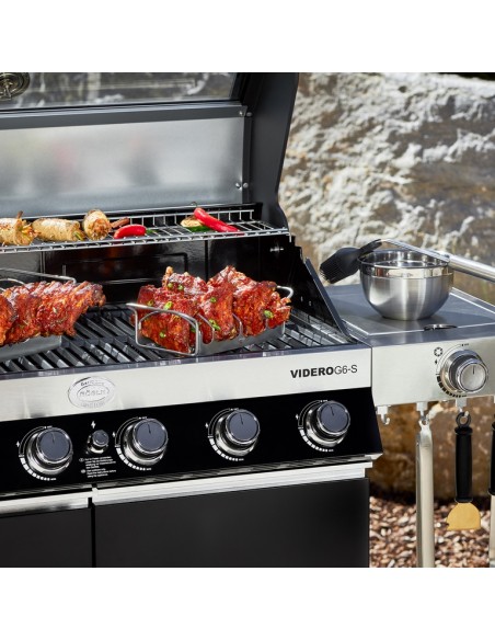 Stojak do grillowania żeberek mięsa BBQ - Roesle
