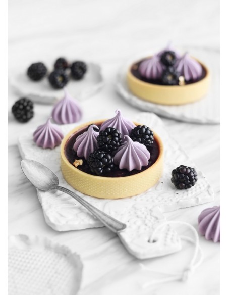 Perforowany okrągły pierścień do wypieków 8cm - Patisse