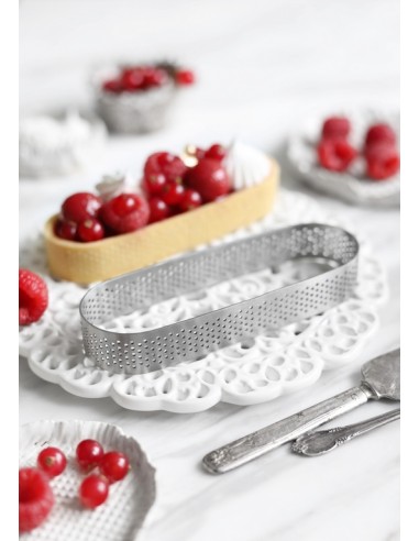 Perforowany owalny pierścień do wypieków 10cm -...