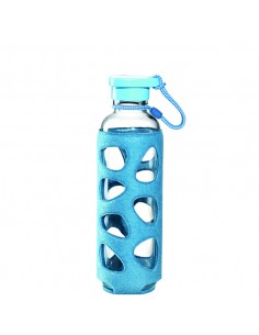 Bidon szklany IN GIRO 0,5l VIOLAN ICEBLUE - Leonardo