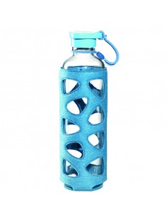 Bidon szklany IN GIRO 0,75l VIOLAN ICEBLUE - Leonardo