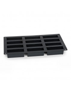Silikonowa forma na 12 ciastek 29x17cm STARFLEX - Patisse