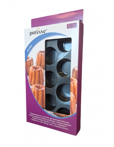 Silikonowa forma na 11 mini muffinek 29x17cm STARFLEX - Patisse